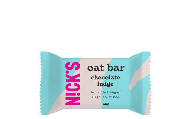 Nick's Oat Bar Chocolate Fudge 12 X 35g