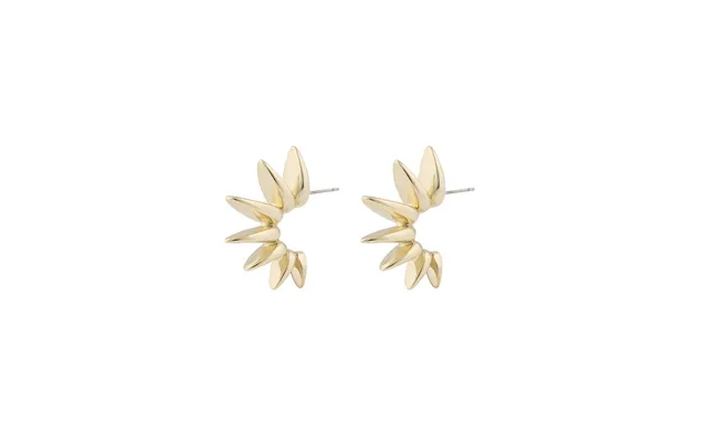 Snö Of Sweden Aero Small Oval Earring Plain Gold