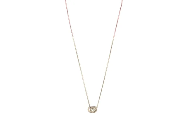 Snö Of Sweden Connected Pendant Necklace Gold Clear 42cm
