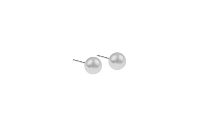 Snö Of Sweden Laney Pearl Earring White 8 Mm