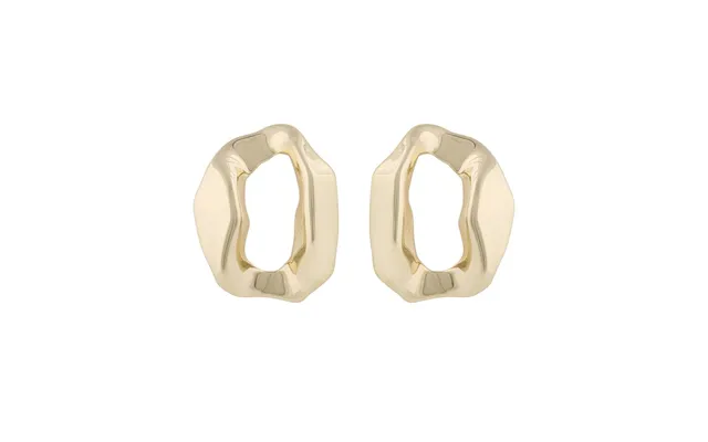 Snö Of Sweden Malibu Big Earring Plain Gold