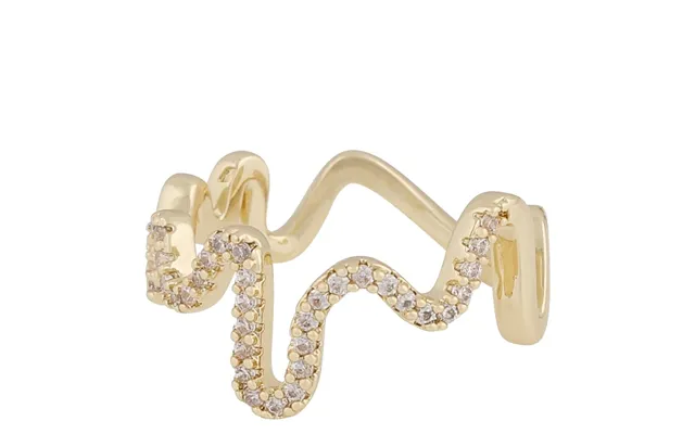 Snö Of Sweden Mayfair Irregular Ring Gold Clear L