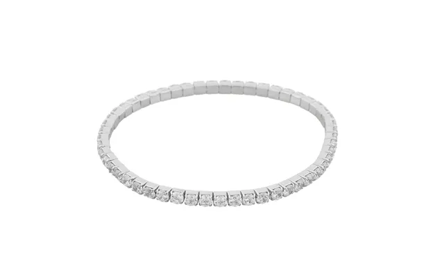 Snö Of Sweden Meadow Elastic Bracelet Silver Clear S M