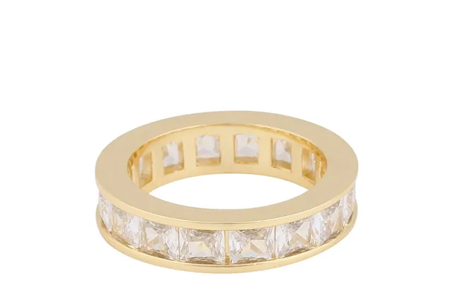 Snö Of Sweden Tina Stone Ring Gold Clear S