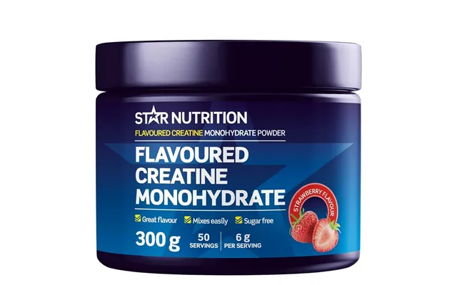 Star Nutrition Flavored Creatine Strawberry 300g product image
