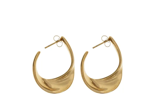 Timi Of Sweden Mia Statement Vintage Hoop Earrings Stainless Stee