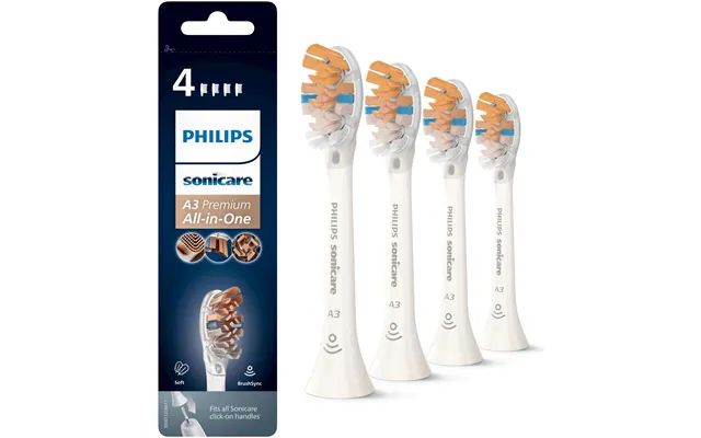 Philips A3 Premium All-in-one Hx9094 Ekstra Tandbørstehoved Hvid