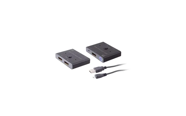 S-impuls Displayport 1.4 Switch 2x1 Bidirectional 8k