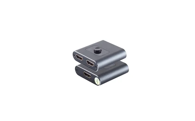 S-impuls Hdmi Switch 2x1 Bidirectional Metal 4k60hz
