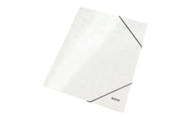 3-klap Elastikmappe Leitz Wow A4 Hvid - 10 Stk.