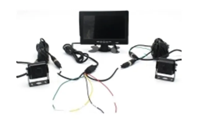 Alkotesteris Rinkinys Monitorius Automobilinis Nvox 7cali Cali Ahd 2 Kamery Cofania 4pin Ahd Su Funkcija Rejestratora 12