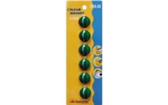 Argo-magneter 20 Mm Argo Wf 607285 Grøn 6 Stk