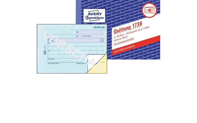 Avery 1736-5 - Blå