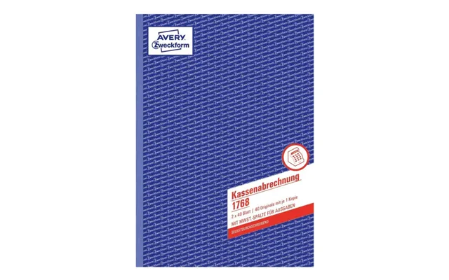 Avery Zweckform - Kontantrapport