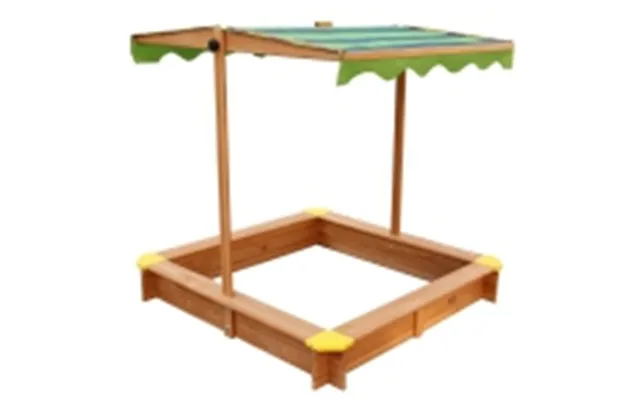 Axi Lily Sandbox With Canopy Brown Green - Baldakin