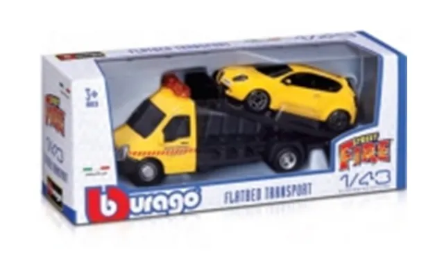 Bburago 1 43 Street Fire - Flatbed Transport