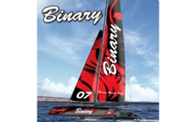 Binary V2 Rtr Mini Catamaran 2.4g Rtr Fjernstyret Sejlbåd