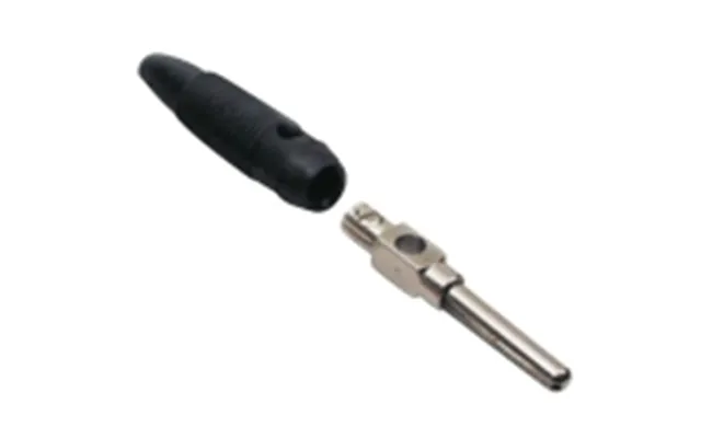 Bkl Electronic 072150-p Bananstik Stik - Lige Stift-diameter 4 Mm Sort 1 Stk