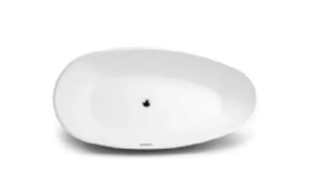 Blue Label Fritstående Akryl Mat Hvid Badekar - Længde 1800 Mm