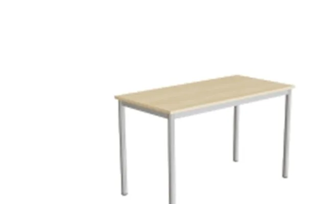 Bord Combi 200 - 1200x600 Mm Højde 900 Mm Lys Grå Linoleum På Sort Understel