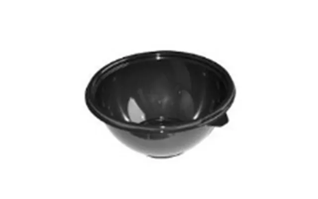 Bowle Skål 1000 Ml Ø180x70 Mm Rund Pet Sort,360 Stk Krt