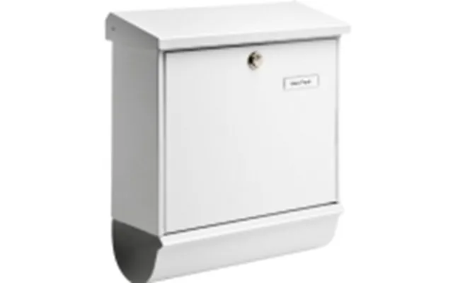 Burg Wächter 32670 Comfort-set 91300 W Postkasse Stålplade Hvid Nøglelås