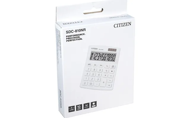 Citizen Skai Iuokl S Biuras Sdc-810nrwhe 10 Skaitmen - 127x105mm