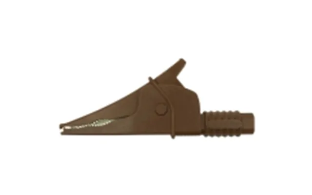 Cliff Croc Clip Sikkerhedskrokodillenæb Stikforbindelse 4 Mm Cat Iii 1000 V Brun