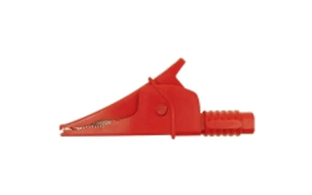 Cliff Croc Clip Sikkerhedskrokodillenæb Stikforbindelse 4 Mm Cat Iii 1000 V Rød