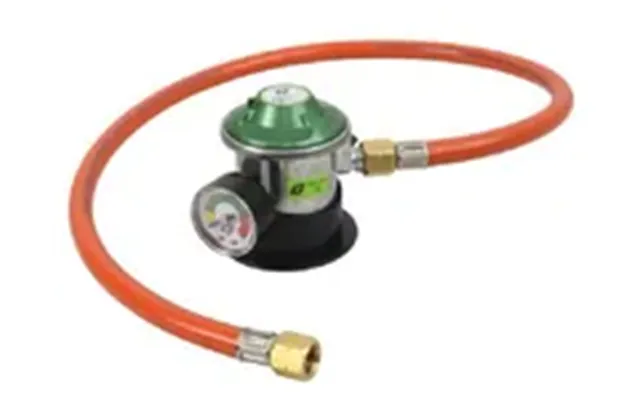 Cozze Regulatorsæt Med Slange 1,1 Meter Og Regulator Med Manometer 2 X 1 4 Dk No Fi Is