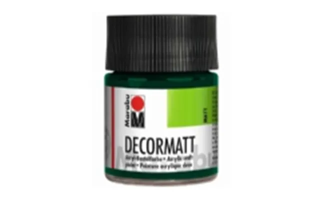 Decormatt 50ml 075 - Mørkegrøn