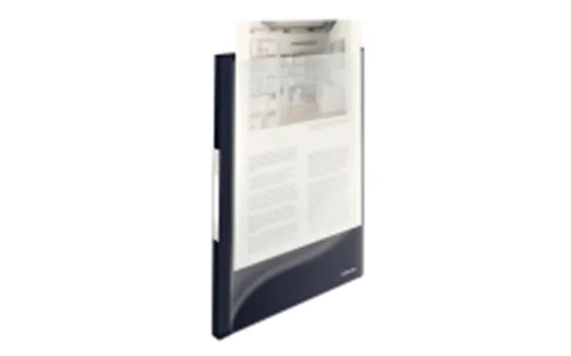 Displaymappe Panorama Vivida Pp M 40 Lommer Sort - 10 Stk.