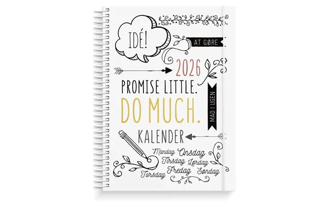 Doodle I A5 Ugekalender 2026