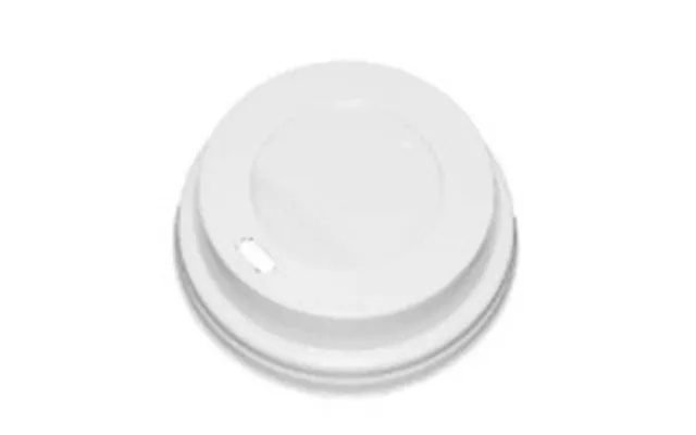 Drikkelåg Cpla Ø80xh20mm Til Kaffebæger Hvid Catersource,10 Ps X 100 Stk Krt