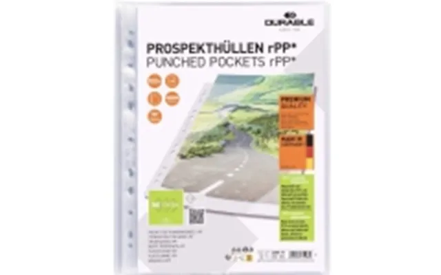 Durable Prospektomslag Premium A4 1 X A4 Pp Gennemsigtig 268519 100 Stk