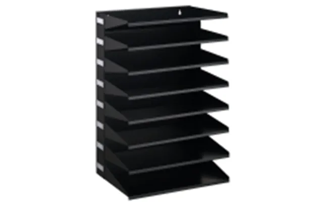 Durable Sorteringsfag 8 Delt A4 Folio - Sort Metal