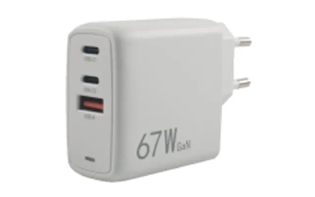 Elworks 67w Lader M. 3 Udtag 2 Usb-c 1 Usb-a