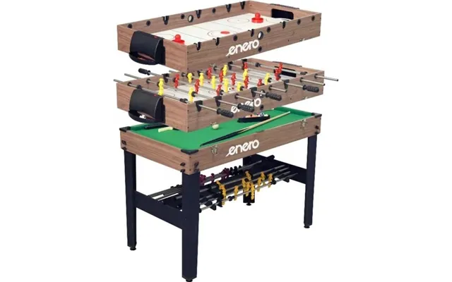 Enero 3w1 Play Table I Træ Billard Billard Cymbergay 121x61x81cm