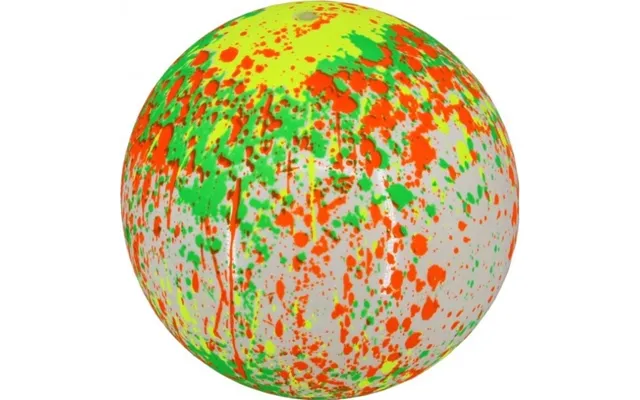 Enero Farvet Gummibold Til Børn 20 Cm Enero