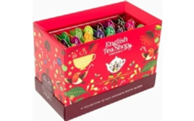 English Tea Shop Adventskalender Med Te Bio 25 Poser Rød