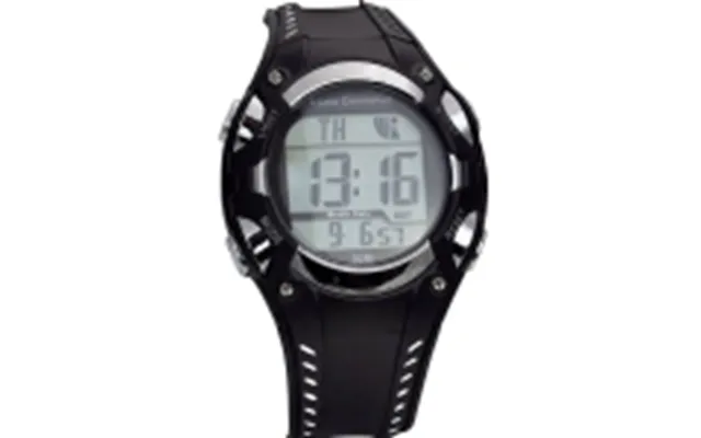 Eurotime Radio Armbåndsur 1681987 Ø X H 40 Mm X 16 Mm Sort Sølv Kabinetmateriale Plastic Materiale Armbånd Plastic