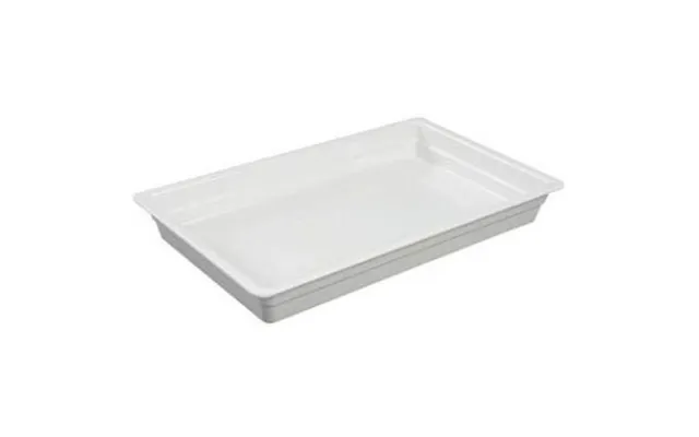 Fad 1 1 Gn 53x32.5x6.5 Cm Rektangulær Melamin Hvid,stk