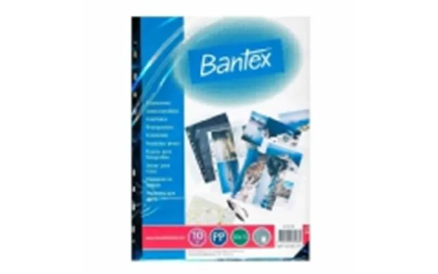 Fotolommer A4 Bantex 10x15 Cm Sort Klar - 10 Stk.