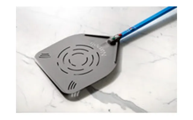 Gi.metal Napoli Rectangular Perforated Pizza Peel 33x33 Cm Handle 120 Cm