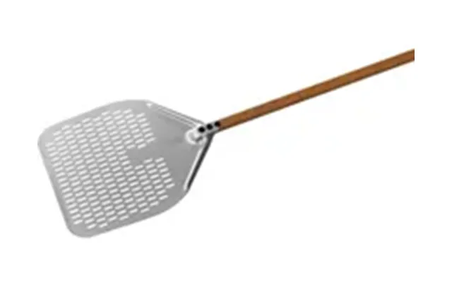 Gi.metal Woodtech Rectangular Perforated Pizza Peel 36x36 Cm Handle 30 Cm