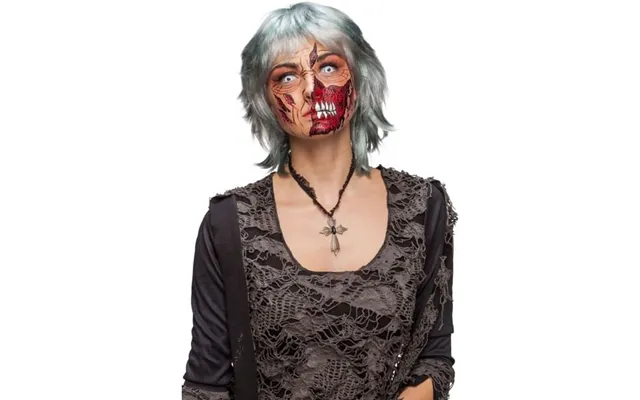 Grå Zombie Paryk