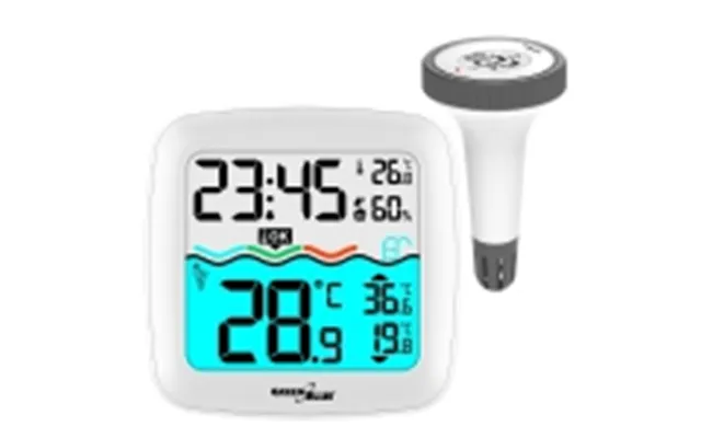 Greenblue Gb216 Vejrstation Med Pooltermometer - 60 M Rækkevidde