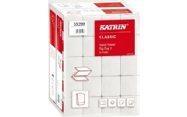 Håndklædeark Katrin V-fold 2-lag L22.4xb23xd11.5cm Mix Hvid,20 Pk X 200 Ark Krt
