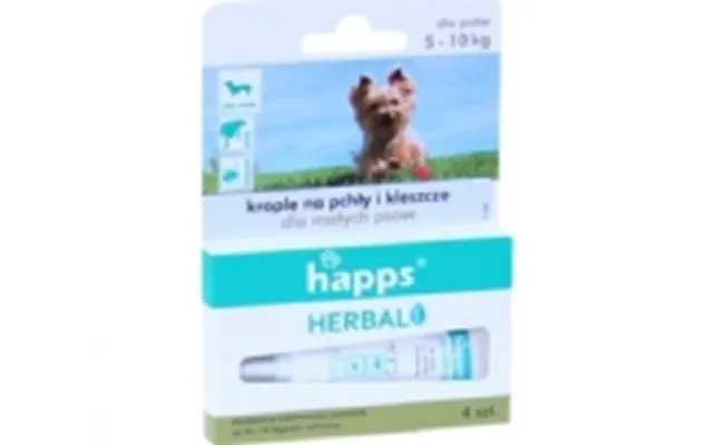 Happs Herbal - Loppe- Og Flåtdråber Til Små Hunde 10 Kg