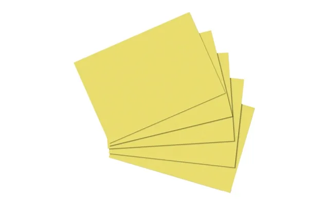 Herlitz 10836484 Indekskort Gul 100 Stk. 10836484